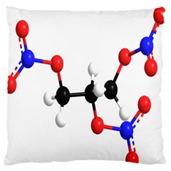 Nitroglycerin Lines Dna Large Flano Cushion Case (one Side) by Mariart