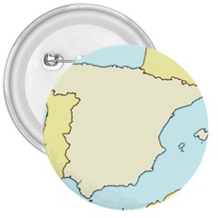 Spain Map Modern 3  Buttons by Mariart