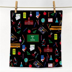 Back To School Face Towel by Valentinaart