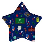 Back to School Star Ornament (Two Sides) Front