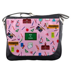 Back To School Messenger Bags by Valentinaart