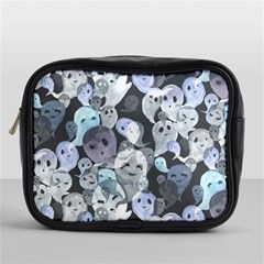 Ghosts Blue Sinister Helloween Face Mask Mini Toiletries Bags by Mariart