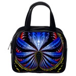 Illustration Robot Wave Classic Handbags (One Side) Front