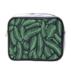 Coconut Leaves Summer Green Mini Toiletries Bags by Mariart