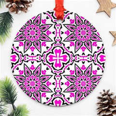 Oriental Pattern Ornament (round) by BangZart