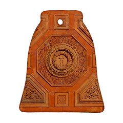 Symbolism Paneling Oriental Ornament Pattern Bell Ornament (two Sides) by BangZart