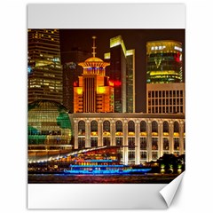 Shanghai Skyline Architecture Canvas 12  X 16   by BangZart