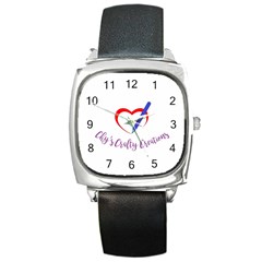 Chy s Crafty Creations 1503679013450 Square Metal Watch by chyscraftycreations