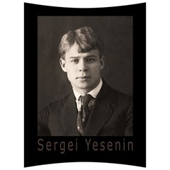 Sergei Yesenin Back Support Cushion by Valentinaart