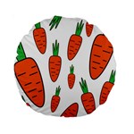 Fruit Vegetable Carrots Standard 15  Premium Round Cushions Back