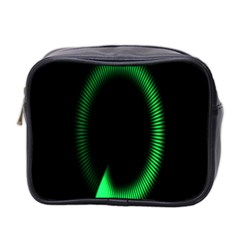 Rotating Ring Loading Circle Various Colors Loop Motion Green Mini Toiletries Bag 2-side by Mariart