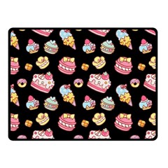 Sweet Pattern Fleece Blanket (small) by Valentinaart