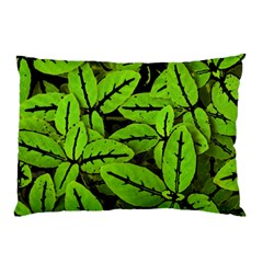 Nature Print Pattern Pillow Case by dflcprints