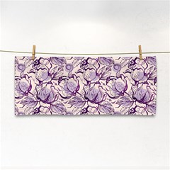 Vegetable Cabbage Purple Flower Cosmetic Storage Cases by Mariart