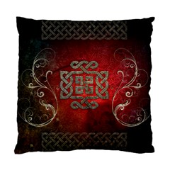 The Celtic Knot With Floral Elements Standard Cushion Case (one Side) by FantasyWorld7