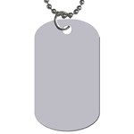 Grey Harbour Mist - Spring 2018 London Fashion Trends Dog Tag (Two Sides) Front