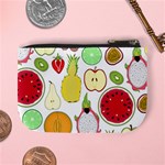 Mango Fruit Pieces Watermelon Dragon Passion Fruit Apple Strawberry Pineapple Melon Mini Coin Purses Back