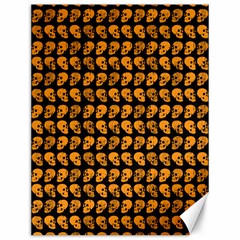 Halloween Color Skull Heads Canvas 12  X 16   by iCreate