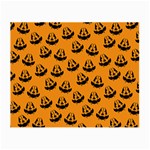 Halloween Jackolantern Pumpkins iCreate Small Glasses Cloth (2-Side) Front