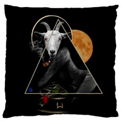 Spiritual Goat Standard Flano Cushion Case (one Side) by Valentinaart