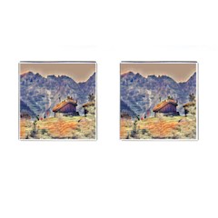 Impressionism Cufflinks (square) by NouveauDesign