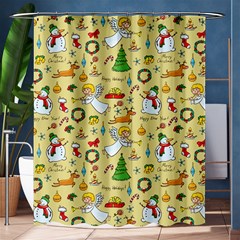 Christmas Pattern Shower Curtain 60  X 72  (medium)  by Valentinaart