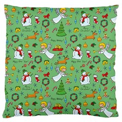 Christmas Pattern Standard Flano Cushion Case (one Side) by Valentinaart