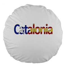 Catalonia Large 18  Premium Round Cushions by Valentinaart