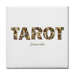 Tarot Fortune Teller Tile Coasters by Valentinaart