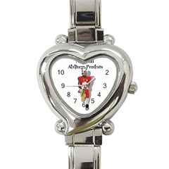 National Anthem Protest Heart Italian Charm Watch by Valentinaart