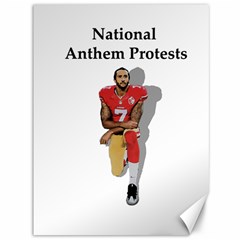 National Anthem Protest Canvas 36  X 48   by Valentinaart