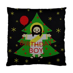 Jesus - Christmas Standard Cushion Case (one Side) by Valentinaart