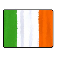 Flag Ireland, Banner Watercolor Painting Art Fleece Blanket (small) by picsaspassion