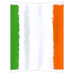 Flag Ireland, Banner Watercolor Painting Art Back Support Cushion by picsaspassion