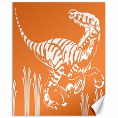 Animals Dinosaur Ancient Times Canvas 16  X 20   by Mariart