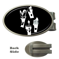 Kiss Band Logo Money Clips (oval)  by Celenk