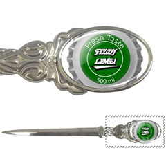 Fresh Taste Fizzy Lime Bottle Cap Letter Openers by Celenk