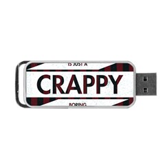 Reality Is Just A Crappy  Boring Game Portable Usb Flash (one Side) by Celenk