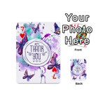 Thank You Playing Cards 54 (Mini)  Front - Heart7