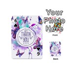 Thank You Playing Cards 54 (Mini)  Front - Spade6