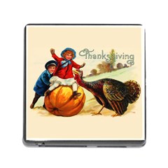 Vintage Thanksgiving Memory Card Reader (square) by Valentinaart