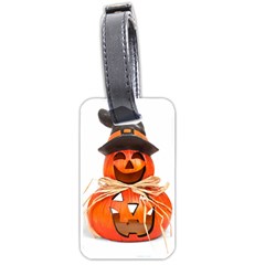 Funny Halloween Pumpkins Luggage Tags (two Sides) by gothicandhalloweenstore