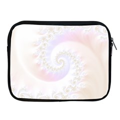 Mother Of Pearls Luxurious Fractal Spiral Necklace Apple Ipad 2/3/4 Zipper Cases by jayaprime