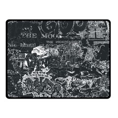 Graffiti Double Sided Fleece Blanket (small)  by ValentinaDesign