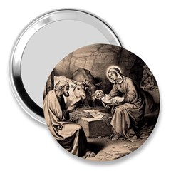 The Birth Of Christ 3  Handbag Mirrors by Valentinaart