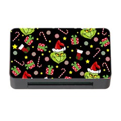 Grinch Pattern Memory Card Reader With Cf by Valentinaart