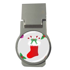 Christmas Stocking Money Clips (round)  by christmastore