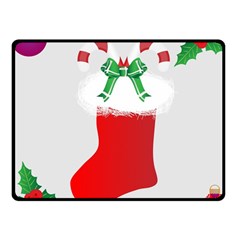 Christmas Stocking Fleece Blanket (small) by christmastore