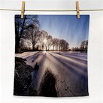 Winter Lake Cold Wintry Frozen Face Towel Front