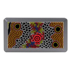 Aboriginal Art - Waterholes Memory Card Reader (mini) by hogartharts